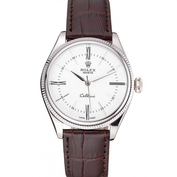 Rolex Cellini Replica 40mm White Dial Luxury Watch | High Quality Timepiece - Image 2