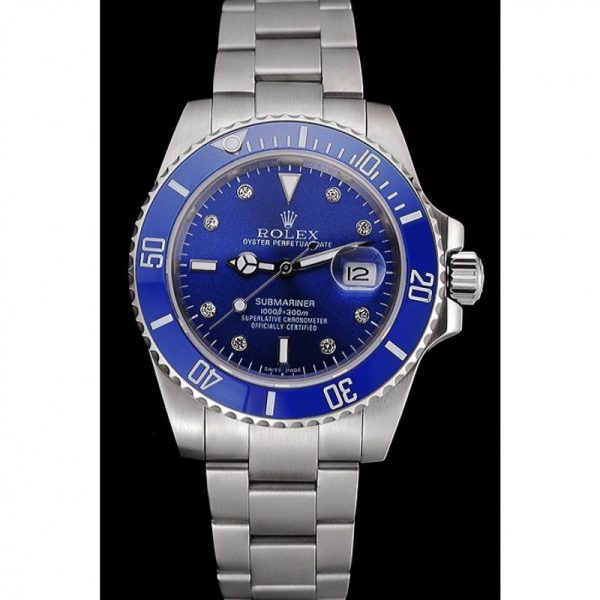 Replica Rolex Submariner 40mm Blue Dial High Quality Luxury Watch 622638 - Image 2