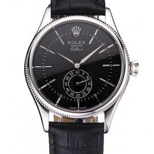 Rolex Cellini Superclone Replica 38mm Black Dial Luxury Automatic Men's Watch