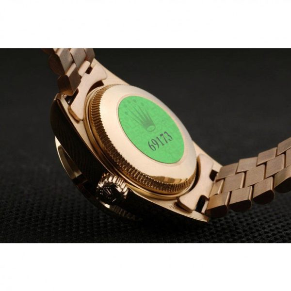 Rolex Datejust 28mm Green Dial Replica Luxury Women's Watch - Image 8