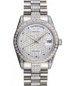 Rolex Day-Date 37mm Diamond Dial Replica Superclone Luxury Watch - High Quality Timepiece