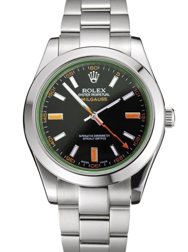 Superclone Rolex Milgauss Replica 41mm Black Dial Luxury Watch - High Quality Timepiece