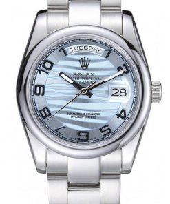 Rolex Day-Date 36mm Blue Dial Replica Luxury Watch for Men