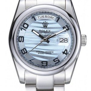 Rolex Day-Date 36mm Blue Dial Replica Luxury Watch for Men
