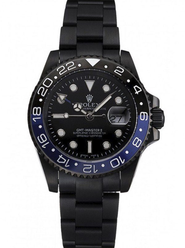 Rolex GMT-Master II Superclone Replica Luxury 41mm Black Dial High-Quality Watch