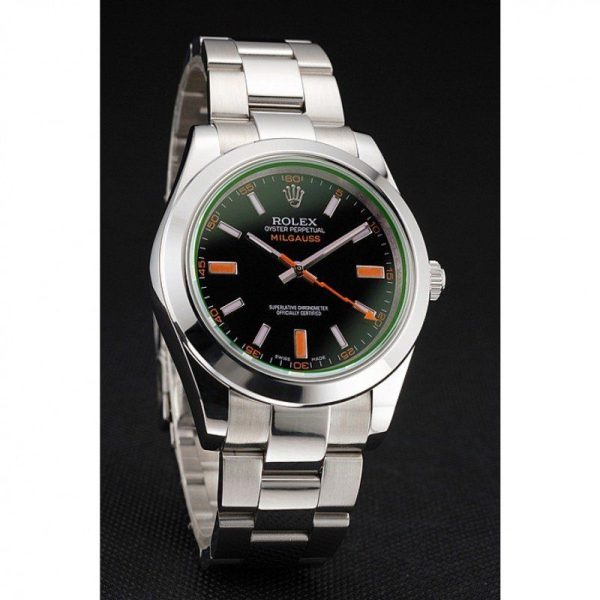Superclone Rolex Milgauss Replica 41mm Black Dial Luxury Watch - High Quality Timepiece - Image 3