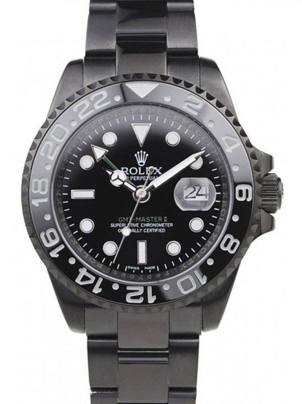Rolex GMT-Master II Replica 41mm Black Dial Luxury Watch - High Quality Timepiece