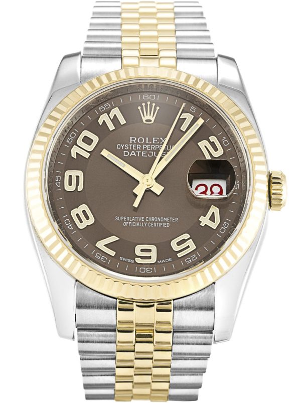 Rolex Datejust Replica 36mm Bronze Dial 116233 Luxury Automatic Men's Watch