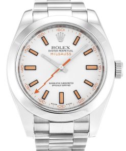 Rolex Milgauss Replica 40mm White Dial 116400 - High Quality Luxury Watch