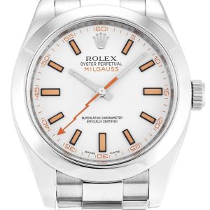 Rolex Milgauss Replica 40mm White Dial 116400 - High Quality Luxury Watch