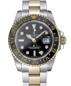 Rolex GMT-Master II Superclone Replica 40mm Black Dial Luxury Watch - High Quality Timepiece