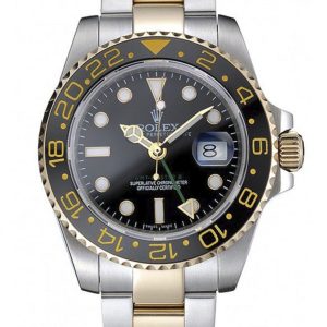 Rolex GMT-Master II Superclone Replica 40mm Black Dial Luxury Watch - High Quality Timepiece