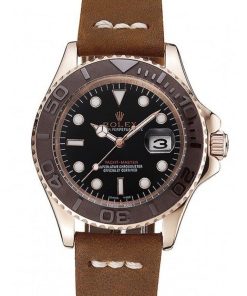 Rolex Yacht-Master Replica 41mm Black Dial Luxury Watch - High Quality Timepiece