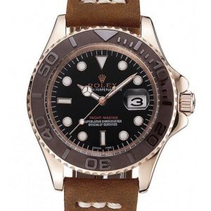 Rolex Yacht-Master Replica 41mm Black Dial Luxury Watch - High Quality Timepiece