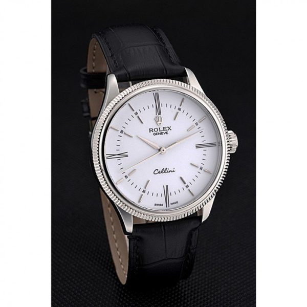 Rolex Cellini Superclone Replica 39mm White Dial Luxury Timepiece - High Quality Watch - Image 3
