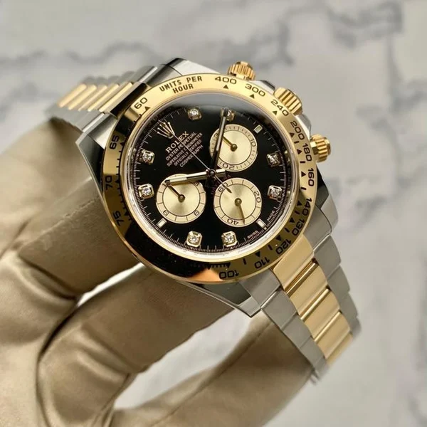 Rolex Daytona Replica Superclone Black Diamond Dial 126503 Luxury High-Quality Timepiece - Image 4
