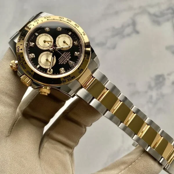 Rolex Daytona Replica Superclone Black Diamond Dial 126503 Luxury High-Quality Timepiece - Image 2