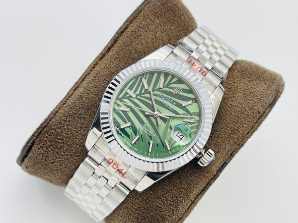 Rolex Datejust Replica 36mm Palm Motif Dial 126234-0047 Luxury High Quality Timepiece - Image 3