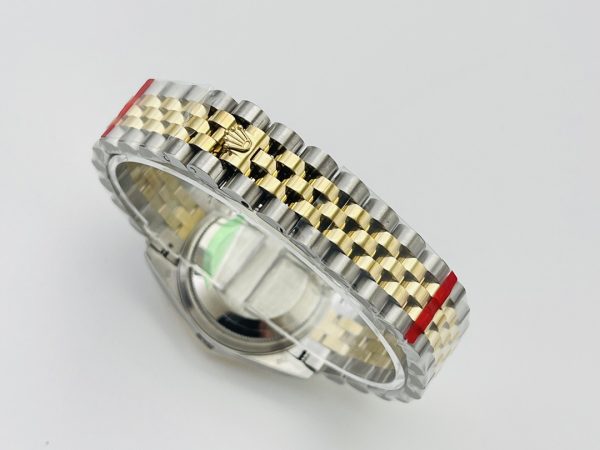 Rolex Datejust Replica 36mm Gold Palm Motif Dial 126233 Luxury High Quality Timepiece - Image 5