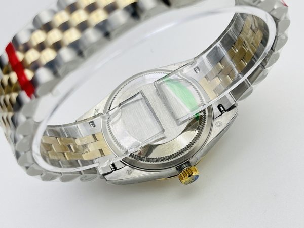 Rolex Datejust Replica 36mm Gold Palm Motif Dial 126233 Luxury High Quality Timepiece - Image 6