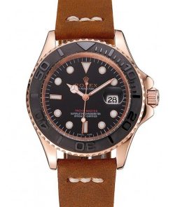 Rolex Yacht-Master Replica 41mm Black Dial Luxury Watch for Men