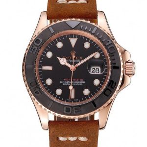 Rolex Yacht-Master Replica 41mm Black Dial Luxury Watch for Men