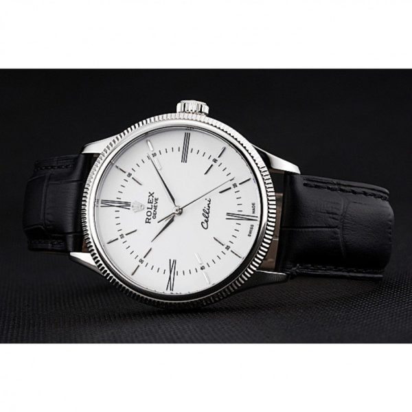 Rolex Cellini Superclone Replica 39mm White Dial Luxury Timepiece - High Quality Watch - Image 5