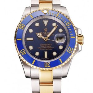 Rolex Submariner Superclone Replica 41mm Blue Dial Luxury Watch - High Quality Timepiece