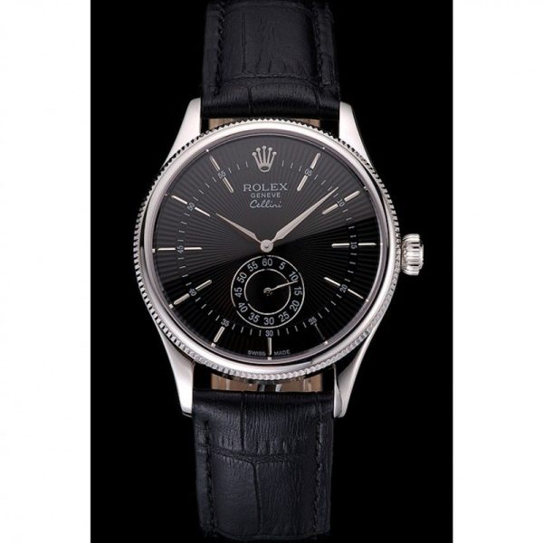 Rolex Cellini Superclone Replica 38mm Black Dial Luxury Automatic Men's Watch - Image 2
