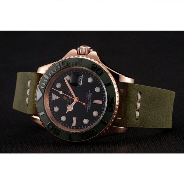 Replica Rolex Yacht-Master 41mm Black Dial - High Quality Luxury Timepiece - Image 4
