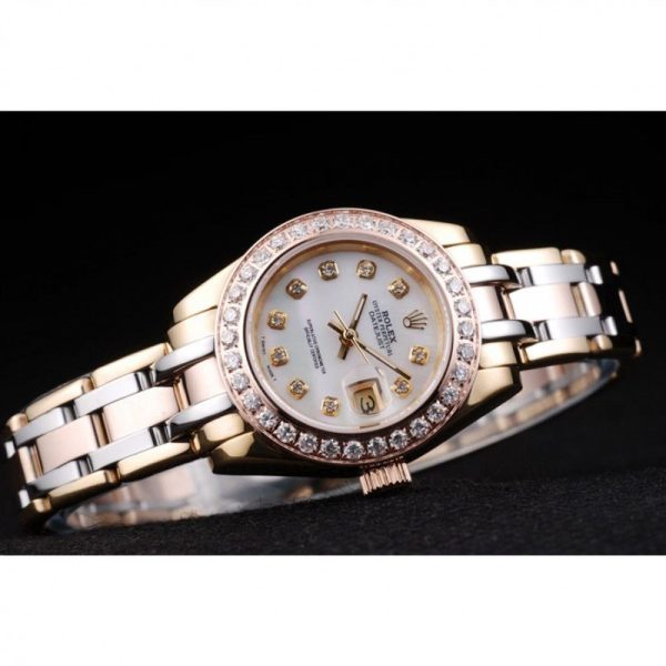 Rolex Datejust 28mm White Dial Luxury Replica RL42 High Quality Women's Watch - Image 3