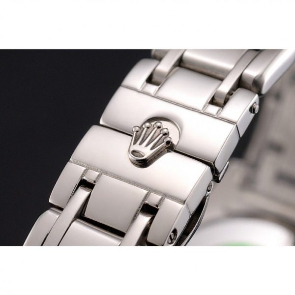 Rolex Datejust Replica 33mm Orange Dial Luxury Watch - High Quality Timepiece - Image 6
