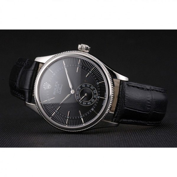Rolex Cellini Superclone Replica 38mm Black Dial Luxury Automatic Men's Watch - Image 4