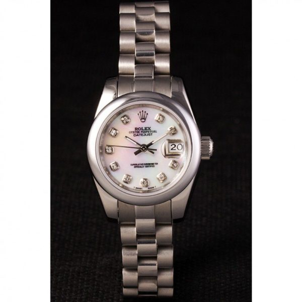 Rolex Datejust 26mm White Dial Replica - Luxury Women's Watch, High Quality - Image 2