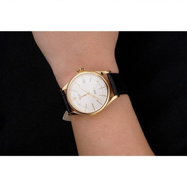Rolex Cellini Superclone Replica 38mm White Dial Luxury Men's Watch - Image 10