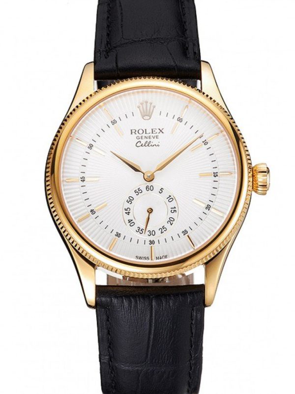 Rolex Cellini Superclone Replica 38mm White Dial High Quality Luxury Watch