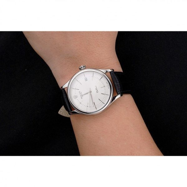 Rolex Cellini 38mm White Dial Superclone Replica Luxury Watch - High Quality Men's Timepiece - Image 10