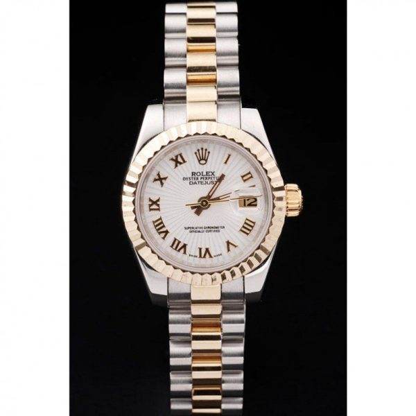 Superclone Rolex Datejust Replica 26mm White Dial High-Quality Luxury Watch - Image 2
