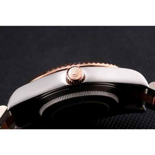 Rolex Datejust Superclone Replica 41mm Rose-Gold Dial Luxury Men's Watch - Image 9