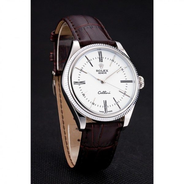 Rolex Cellini Replica 40mm White Dial Luxury Watch | High Quality Timepiece - Image 4