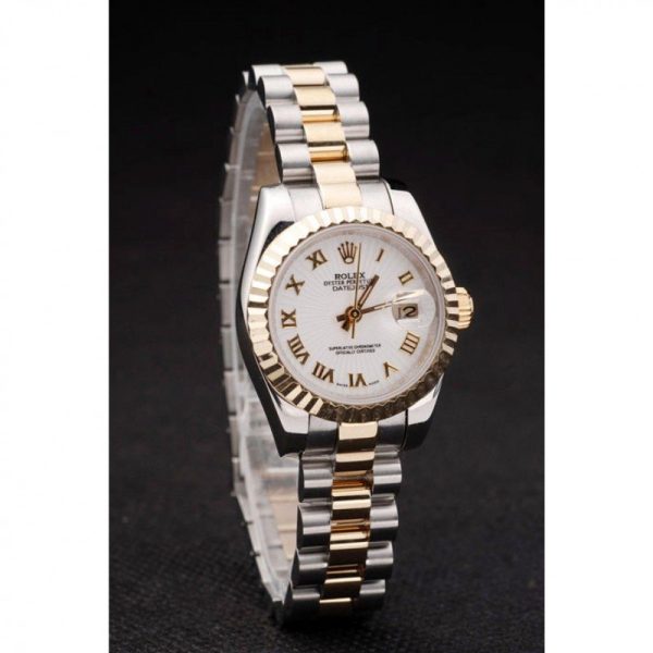 Superclone Rolex Datejust Replica 26mm White Dial High-Quality Luxury Watch - Image 3