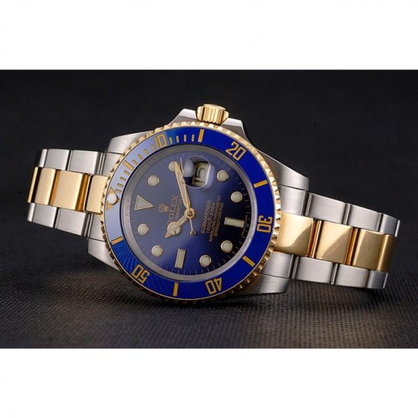 Rolex Submariner Superclone Replica 41mm Blue Dial Luxury Watch - High Quality Timepiece - Image 5
