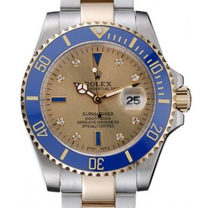 Rolex Submariner 42mm Replica Gold Dial Luxury Watch - High Quality Timepiece