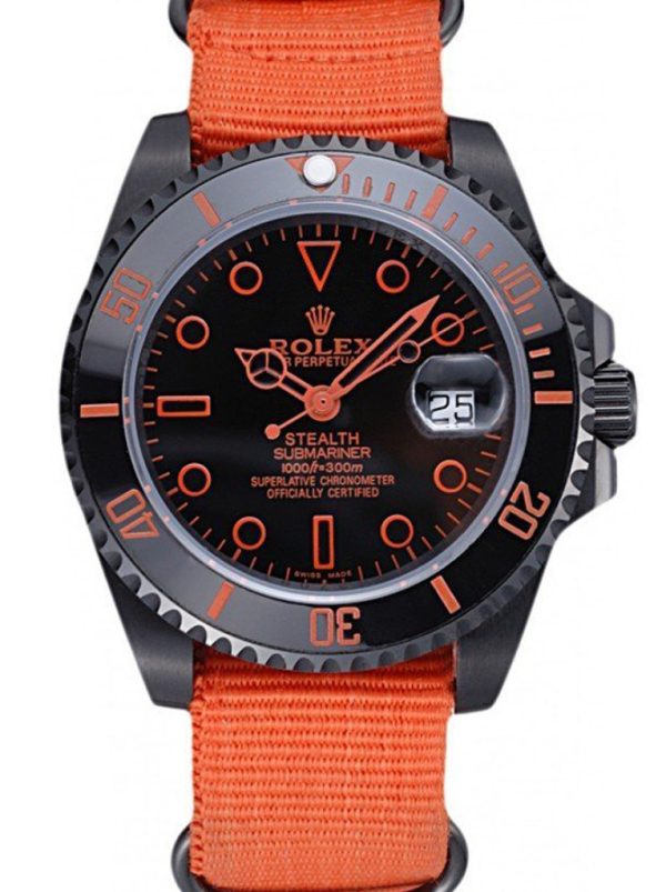 Rolex Submariner Replica 40mm Black Dial Luxury Men's Watch 622011