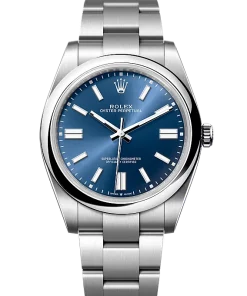 Rolex Oyster Perpetual Replica 41mm Blue Dial 124300 Luxury Watch High Quality