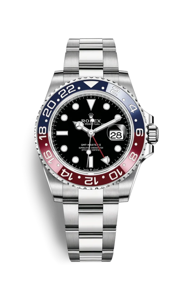 Rolex GMT-Master II Replica 40mm 126710BLRO ??Pepsi?? Oyster Luxury Watch for Men