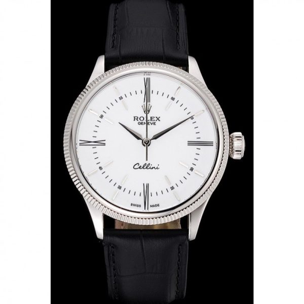 Rolex Cellini Superclone Replica 39mm White Dial Luxury Timepiece - High Quality Watch - Image 2