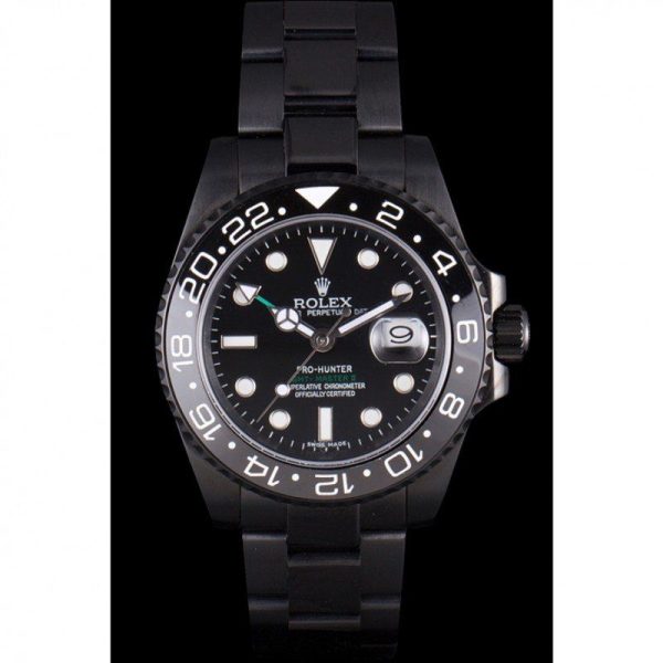 Rolex GMT-Master II Replica 41mm Black Dial Luxury Watch - High Quality Timepiece - Image 2