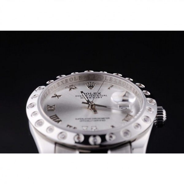 Rolex Datejust Replica 36mm Silver Dial Luxury Automatic Men's Watch - Image 10