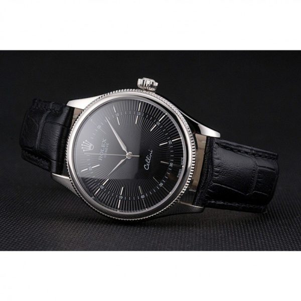 Rolex Cellini Superclone Replica 38mm Black Dial Luxury Watch for Men - Image 5